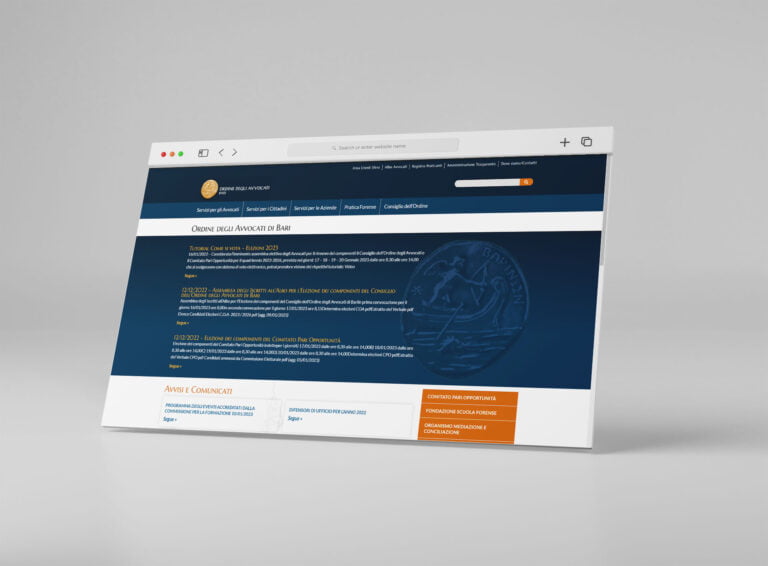 Portale istituzionale Ordine Avvocati di Bari